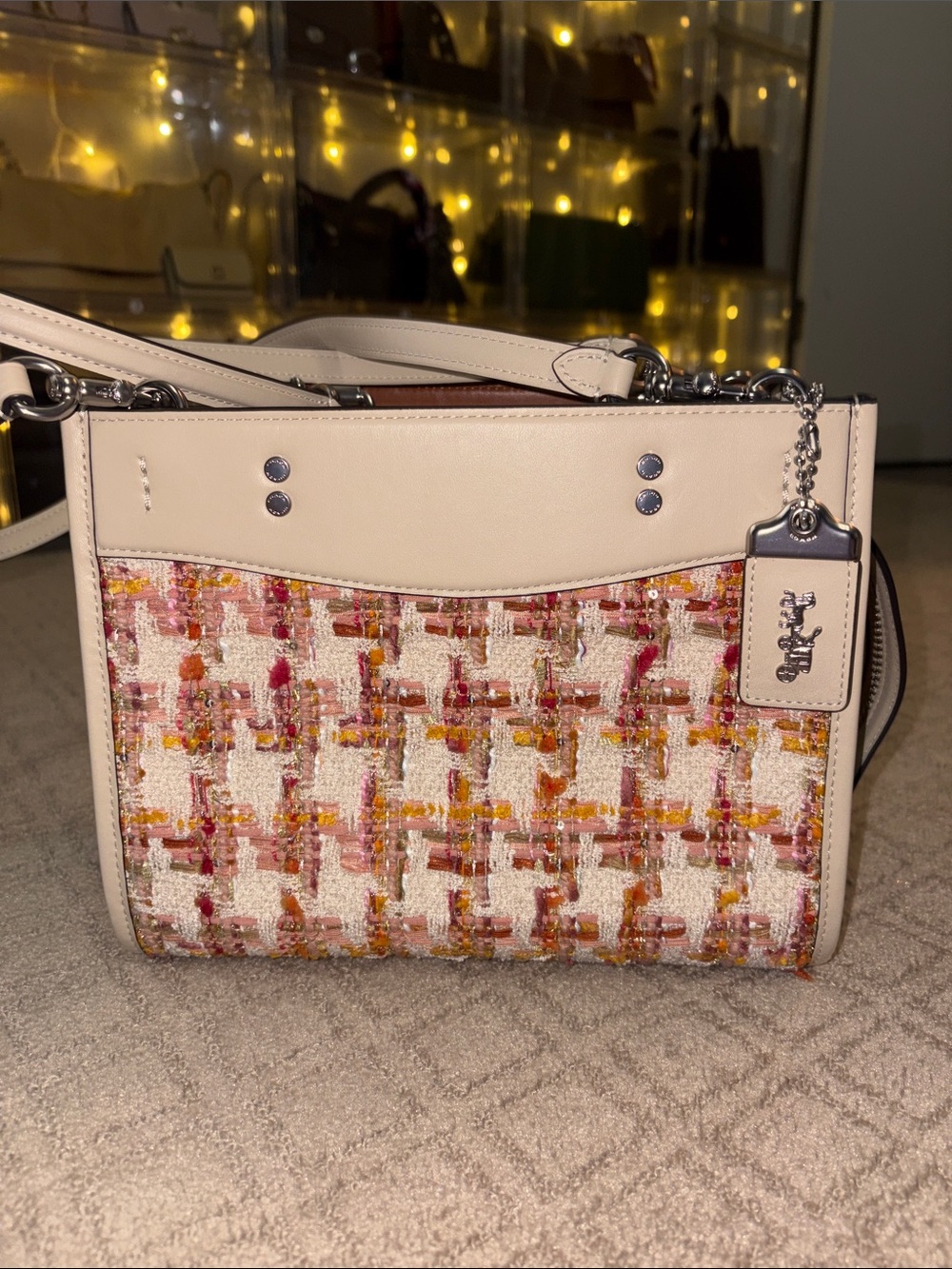 Coach Rogue 25 in Tweed Crossbody Bag